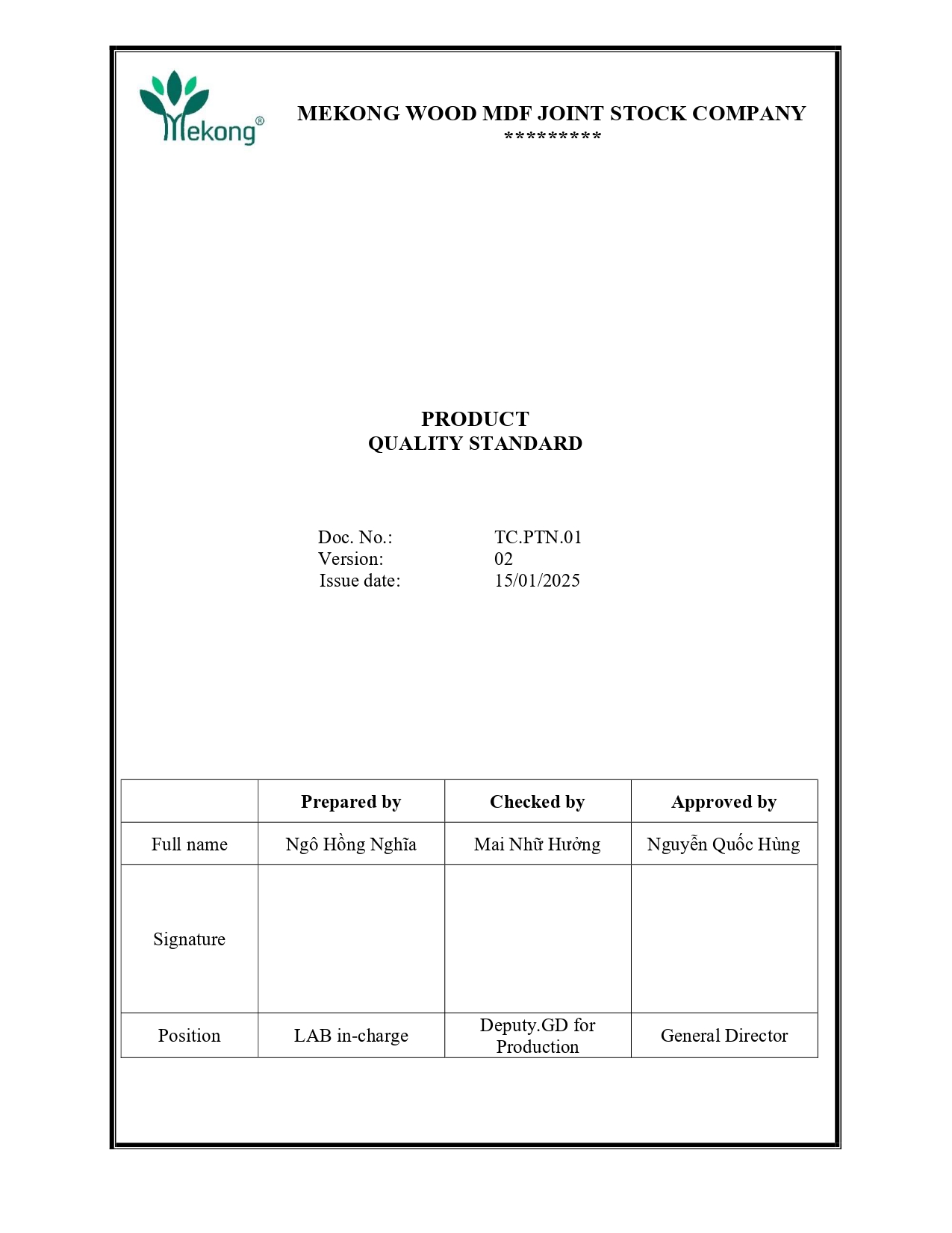 Export Market For Engineered Wood Panels Of MDF Mekong - MeKong MDF