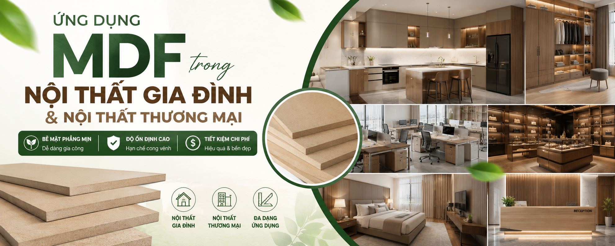 Ứng dụng MDF