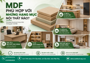 MDF Mekong phù hợp với những hạng mục nội thất nào